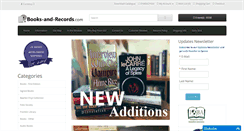 Desktop Screenshot of books-and-records.com